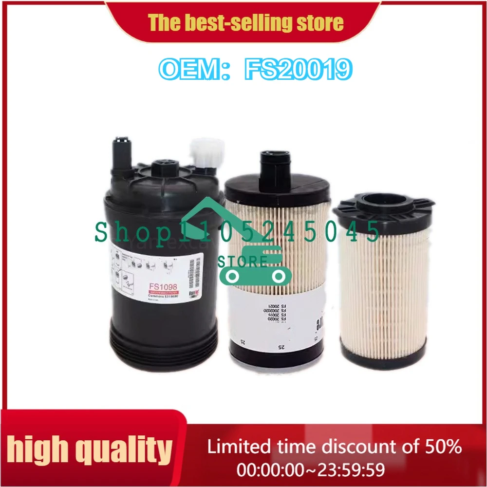 

FS20019 FF266 FS1098 LF3970 FH238 FS20021 FS20020 Diesel Filter Oil Water Separator For XCMG XE200 215D CLG920 933 935E