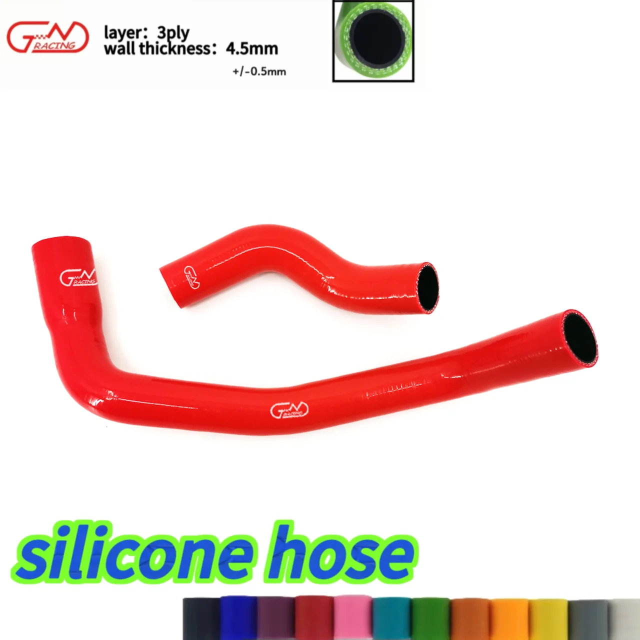 Fit for 89-94 Nissan Skyline R32 GT-R BNR32 RB26DETT R33 GTR RB26 /25 Silicone Radiator Coolant Shos