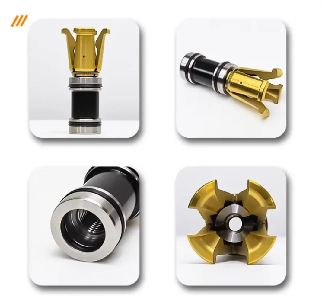 BT30 BT40 BT50 HSK ISO Spindle Claw 4 Flaps Pull Claw External Internal Thread Clamp Lathe Tool Milling CNC Machine Center