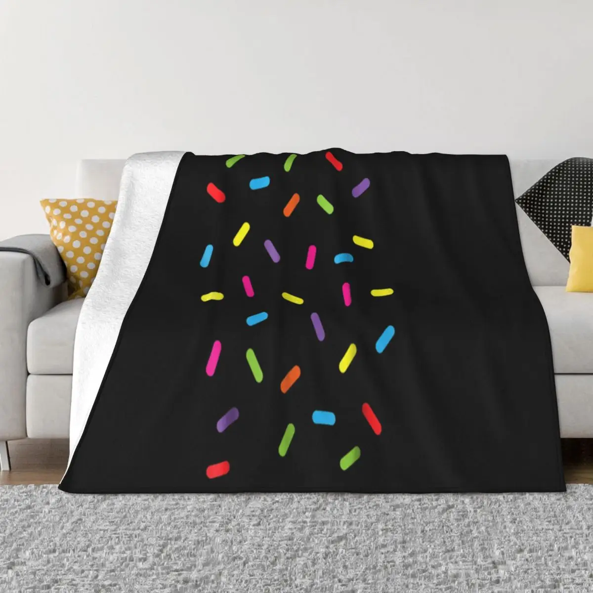 Ice Cream Sprinkles Baseball Halloween Costume Easy Cheap Price Cool Plus Size Slim Fit Geek Throw Blanket