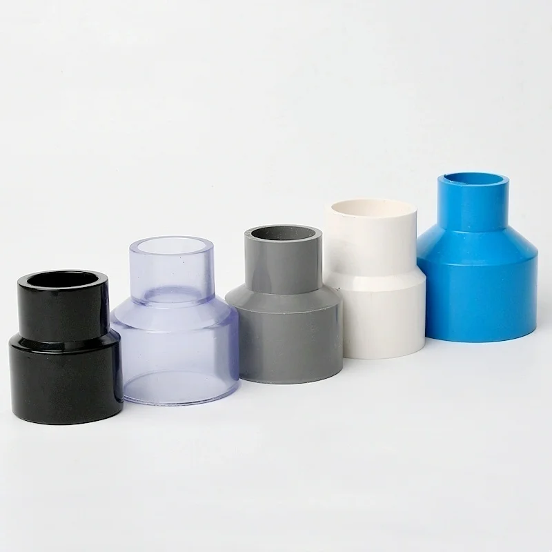 1PC I.D 20~63mm PVC Pipe Reducer Direct Joint Aquarium Fish Tank Straight Adapter Garden Irrigation Fitting Water Pipe Connector