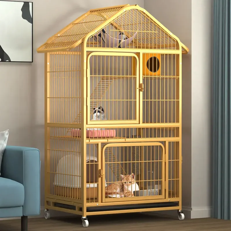 Cage Villa 3 Storey Super Large Free Space Wholesale Cat Cage Luxury Cat House