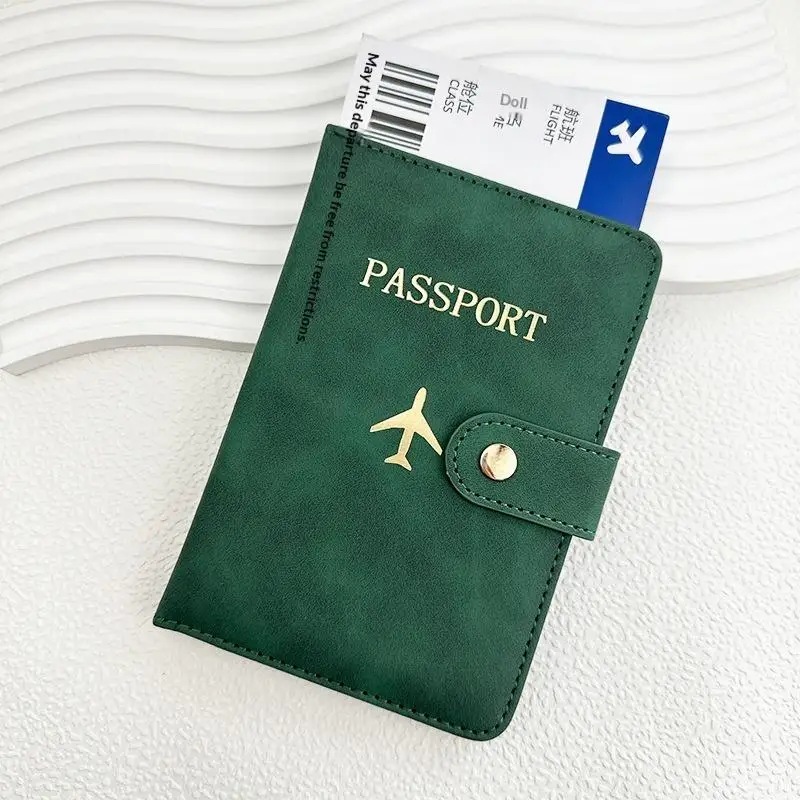 PU-Leder Wasserdichter Reisepass-Halter Reisebrieftasche mit Kartenorganizer für globale Abenteuer und Roadtrips – Detail 6