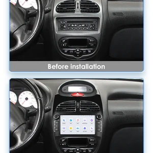 HIZPO SMITTING RADIO SYSTEMS FOR PEUGEOT 206 206cc 206SW 2000 - 2008 WIRE CARPLAY ANDROID 13 AUTO IN 2 DIN 2DIN DVD 10 MAIN SALES SOUNDS FOR CAR PEUGEOT 206 - №2