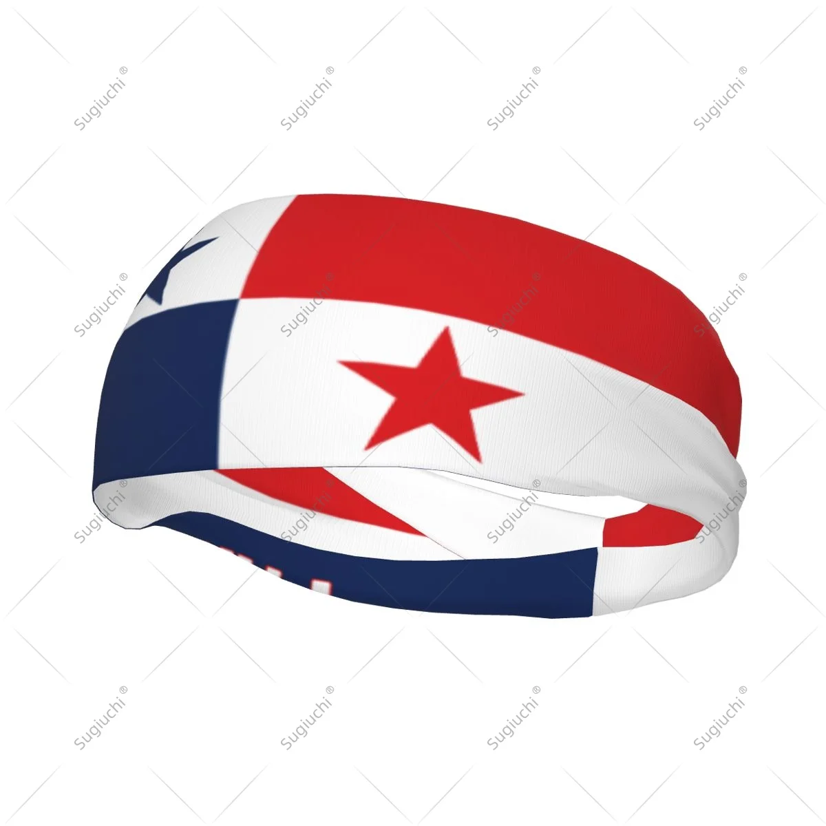 

Men Women Panama Flag Elastic Wide Headbands For Yoga Fitness Tennis Running Gym Sports