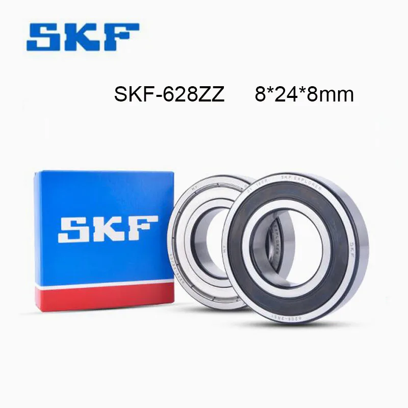 

100% Original Sweden SKF Bearing 5Pcs 628-2Z 628ZZ ABEC-9 Ball Bearing 8x24x8mm High Speed Deep Groove 628-ZZ Ball Bearings