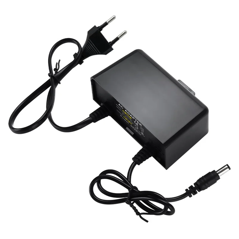 12V 2A Waterproof Power Supply Adapter Outdoor Rainproof Surveillance Adapter For DC Camera LED Strip Switching EU Plug