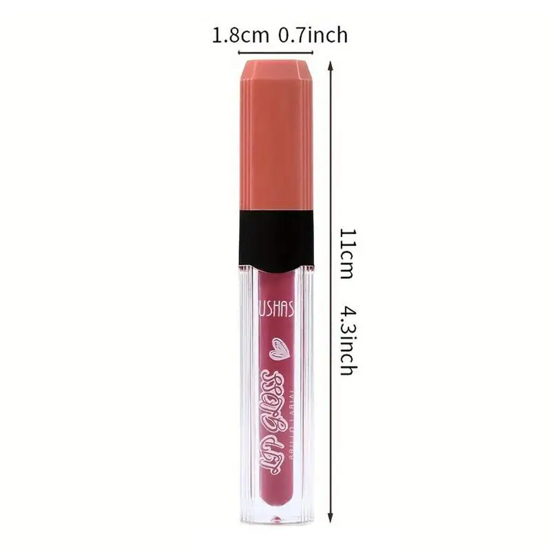 Matte Lip Gloss Hydrating Lip Gloss Long Lasting Lip Gloss Non-Stick Cup Lipstick Waterproof Lip Stain For Girls And Women