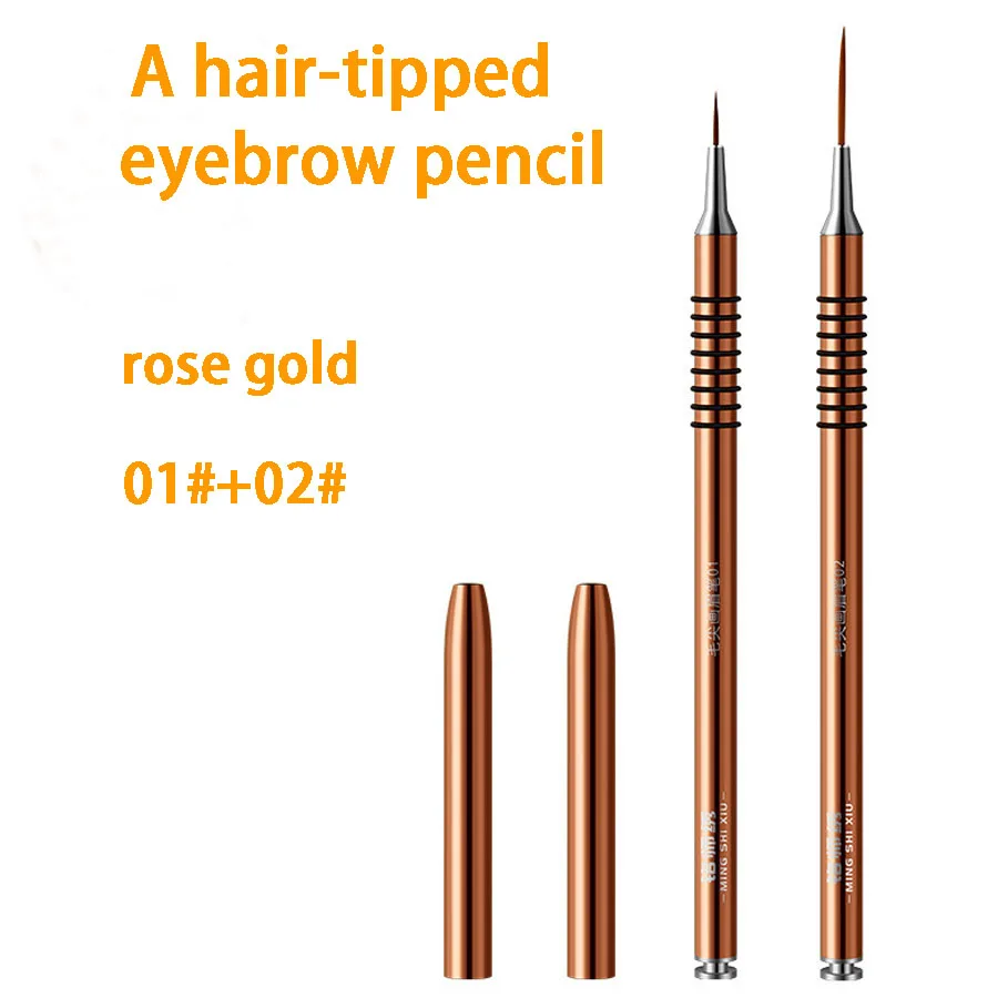 1PCS Hair tip eyebrow pencil Line Eyebrow Practice Tattoo makeup artists use wild eyebrows to design small brush