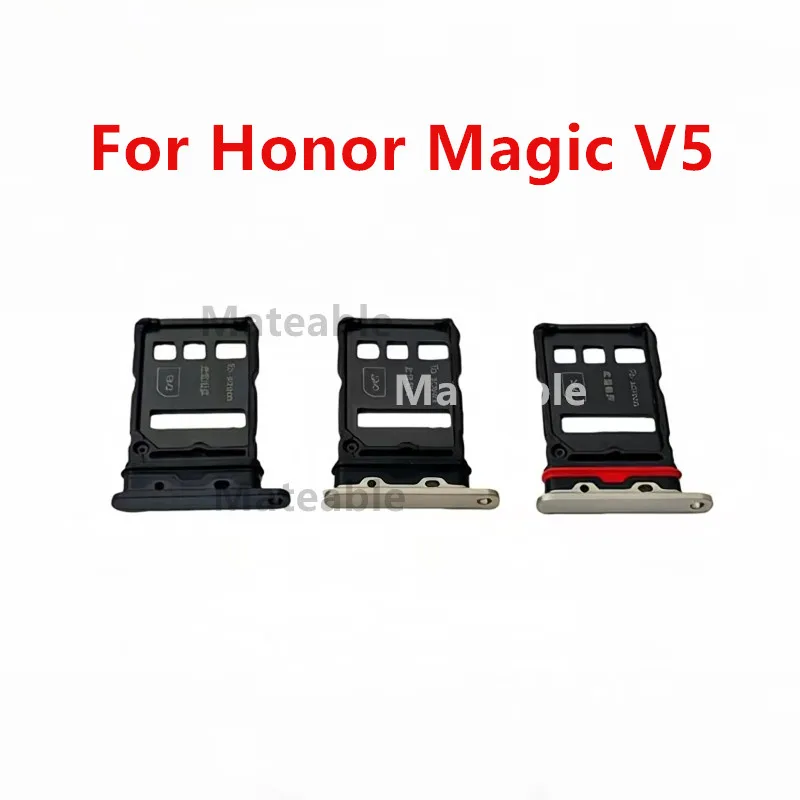 MagicV5 V 5 Ranuras para Tarjetas SIM para Honor Magic V5, Adaptadores, Soporte de Enchufe, Bandeja, Repuesto de Carcasa, Piezas de Reparación MBH-N49 MHG-AN00 MBH-AN10