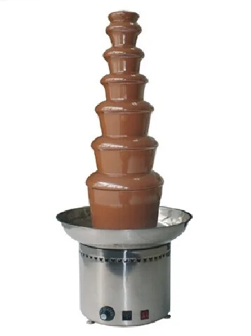 7 layers  Height 103cm  Dia 43cm  304# Stainless Commercial  Chocolate Fountain D20098 chocolate waterfall machine CE Approved