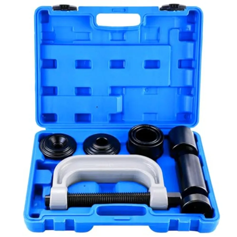 

Ball Joint Removal Tool Kit Ball Joint Press and U Joint Removal Kit Heavy Duty Ball Joint Press Fits Most 2WD and 4WD Cars Lig