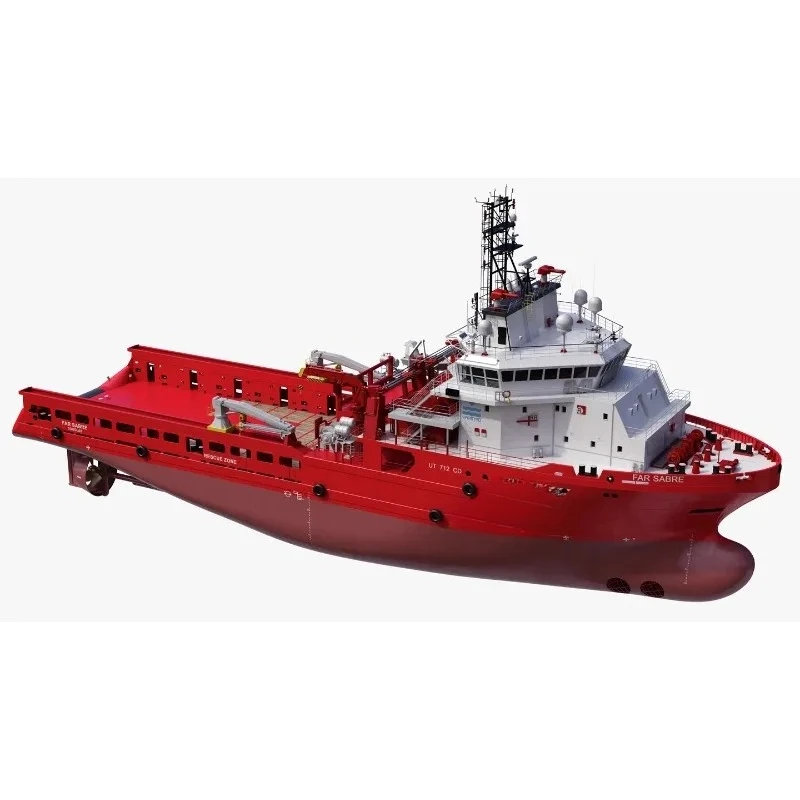 Новый Стильный Сборный RC-Кораблик 1/100: Модель-конструктор «Анкер-буксир» UT 712, с возможностью 3D-печати или готового изделия