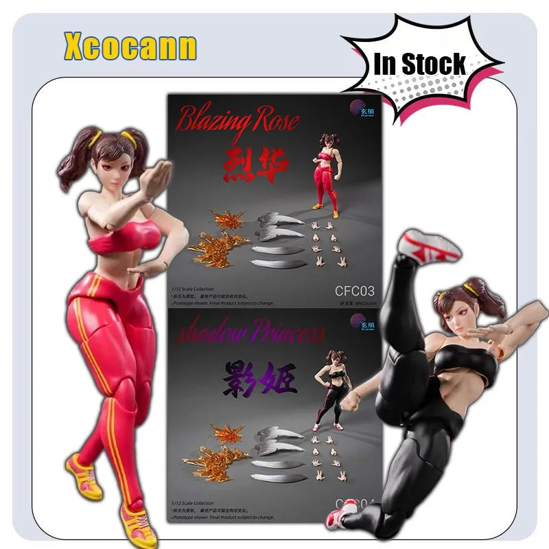 Xcocann Studio Fighting Girl Liehua CFC03 Shadow Princess CFC04 1/12 Масштабная женская подвижная фигурка-кукла, коллекционный подарок