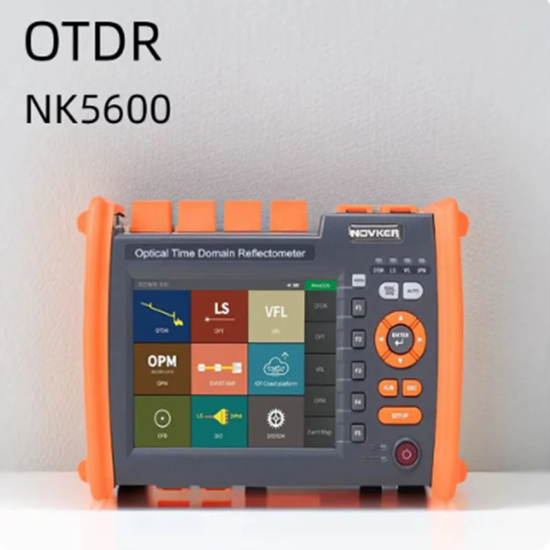 

Original NOVKER NK5600 Fiber Optical OTDR 1310/1550nm 30/32dB SM Optic Fiber OTDR Tester With VFL OPM Light Source Function