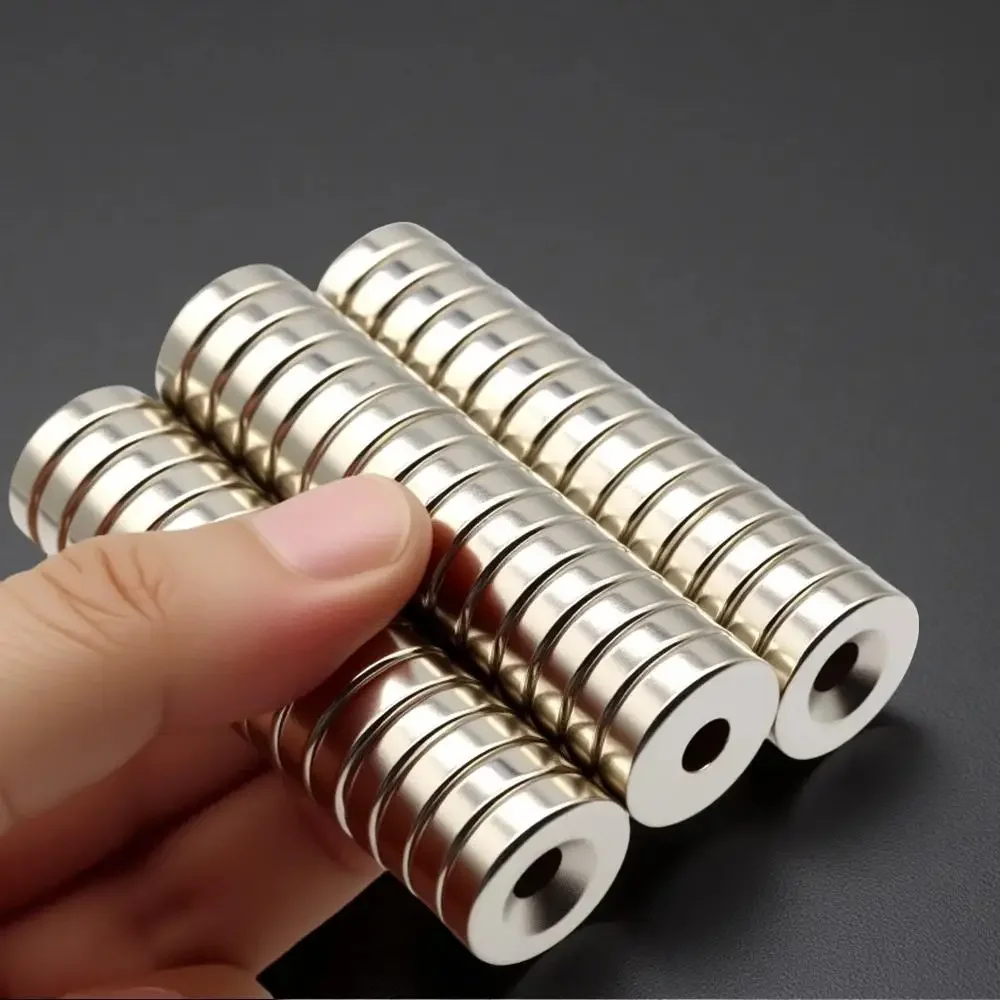 18x5-5mm Super Strong Magnet N35 Round With Holes Magnetic NdFeB Neodymium Magnet Powerful Disc imanes Refrigerator Magnets