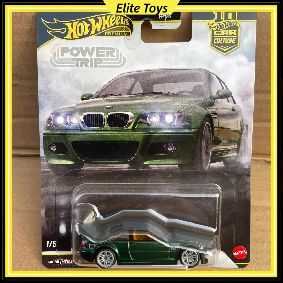 

Коллекционная модель автомобиля Hot Wheels Premium BMW M3 New Car Culture Power Trip, масштаб 1:64, литая под давлением, из сплава, для коллекционеров