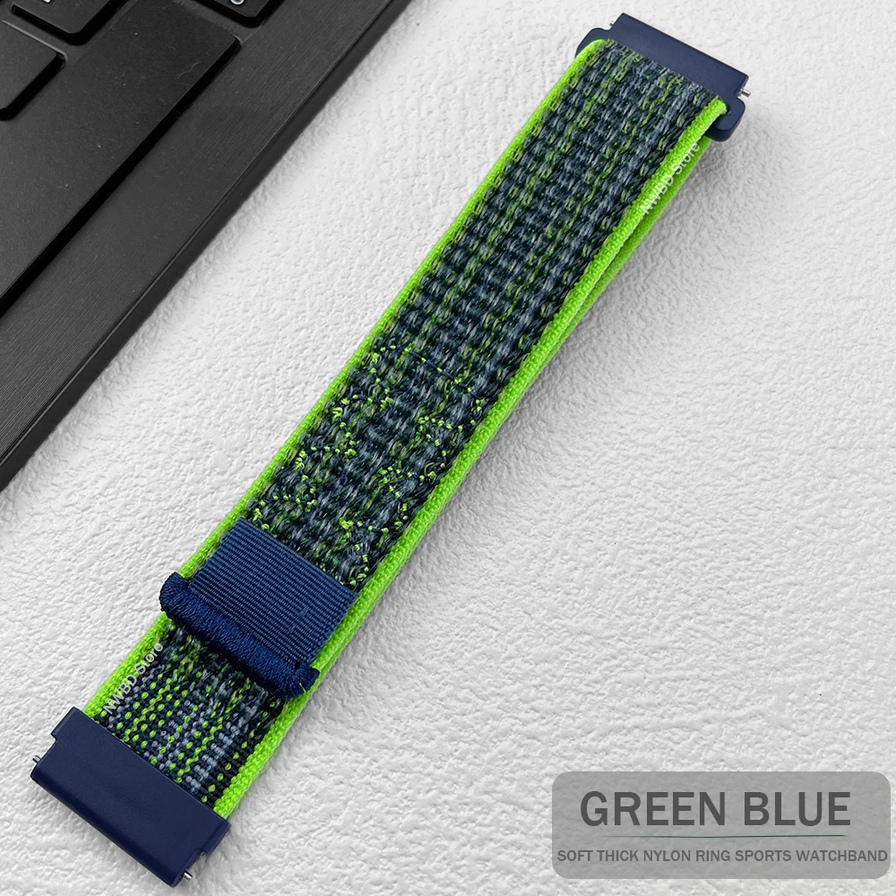 20mm 22mm Strap for Ticwatch Pro Watch Band for Ticwatch Pro 3 Ultra GPS LTE/GTX/GTH 2/E3 Wristband Bracelet Nylon Watchband