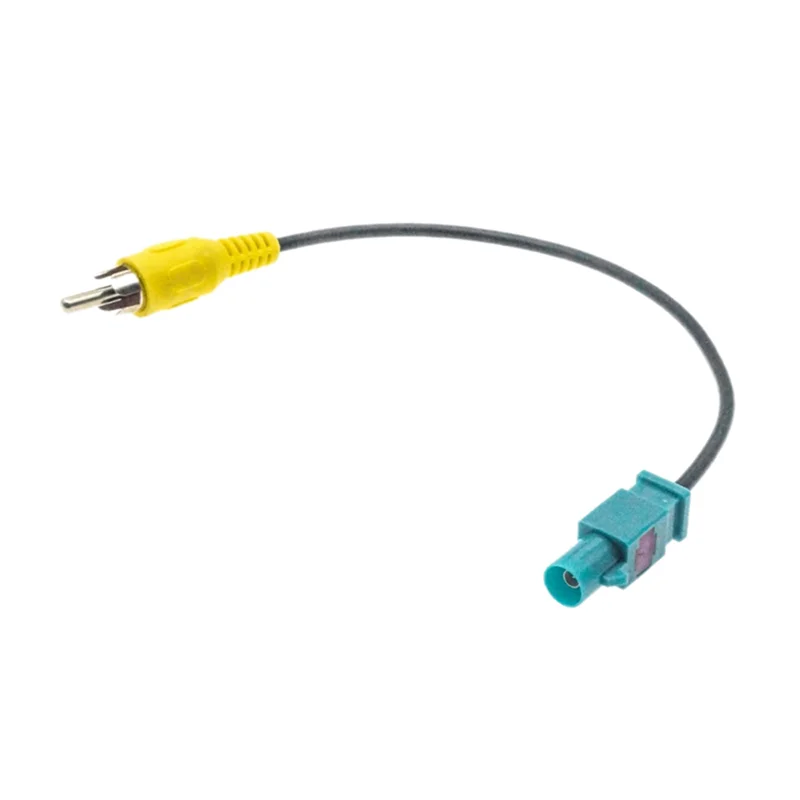 

For Rear View Camera Adapter Cable Fakra To RCA Connector Reversing Line Car Rear Sight Conversion Wire