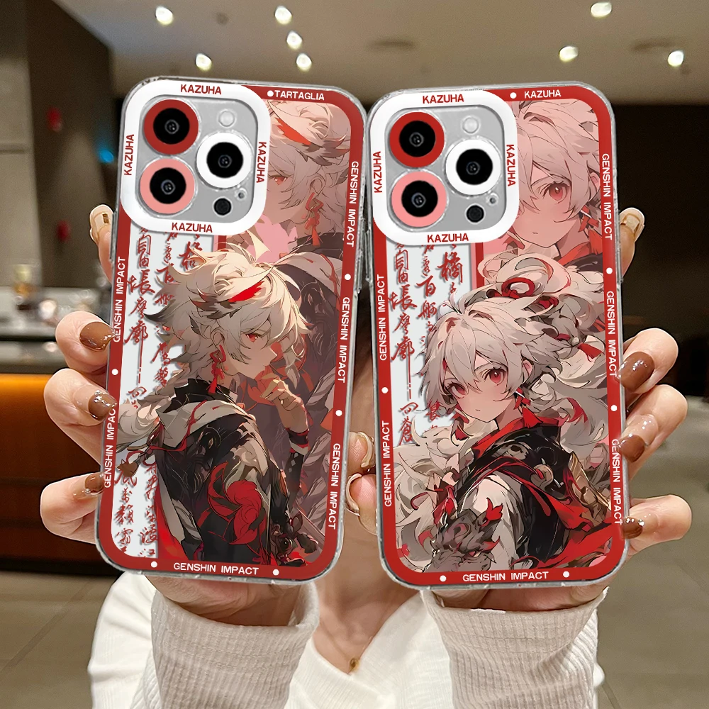 Genshin Impact yae miko Phone Case For Xiaomi Redmi Note 13 12 12C 11 10 10C 13C 10s 9 9s 9A 9T 9C 8 7 Pro Max 4G 5G Clear Cover