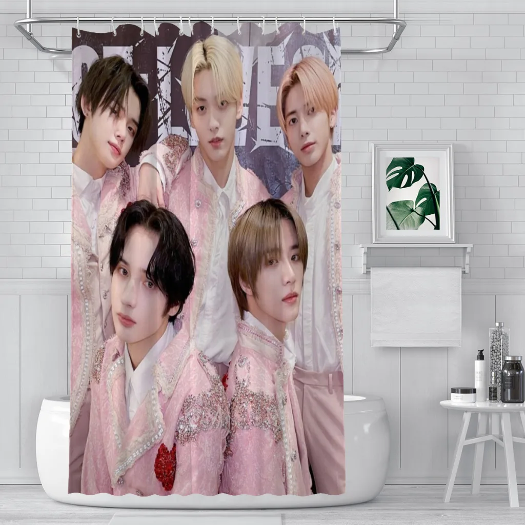 

Kpop-for-TXT-Fans-Gifts Shower Curtain Bathroom Decoration Shower Curtain Birthday Gift