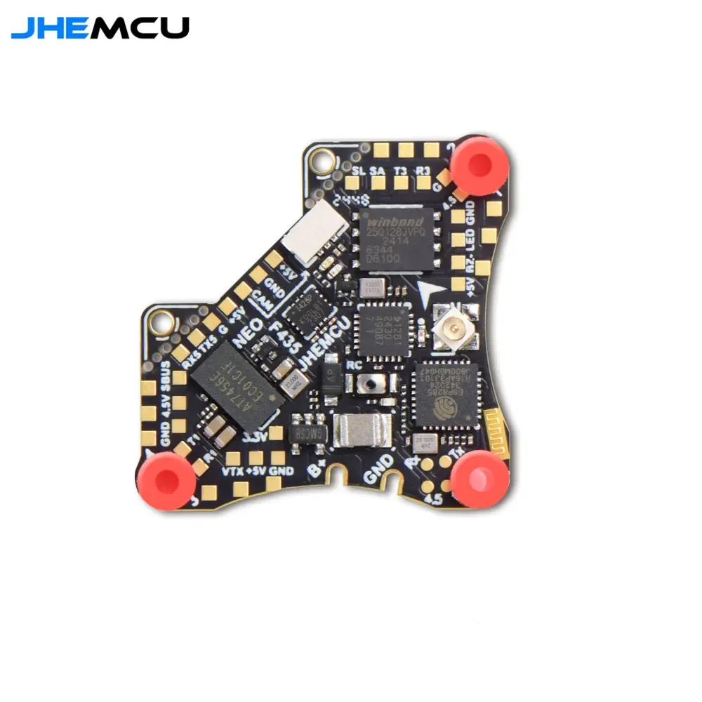 JHEMCU F435 NEO 1S AIO フライトコントロール 4-in-1 統合 5A ESC Dshot300 外部 TYPE-C ボード付き RC FPV ドローン用