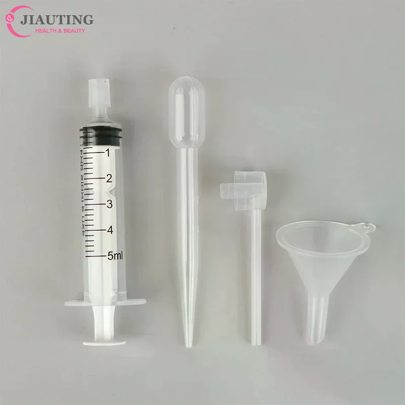 3/4Pcs Perfume Refill Tools Set Plastic Diffuser Syringe Straw Dropper Funnel Spray Dispensing Required Cosmetic Tools