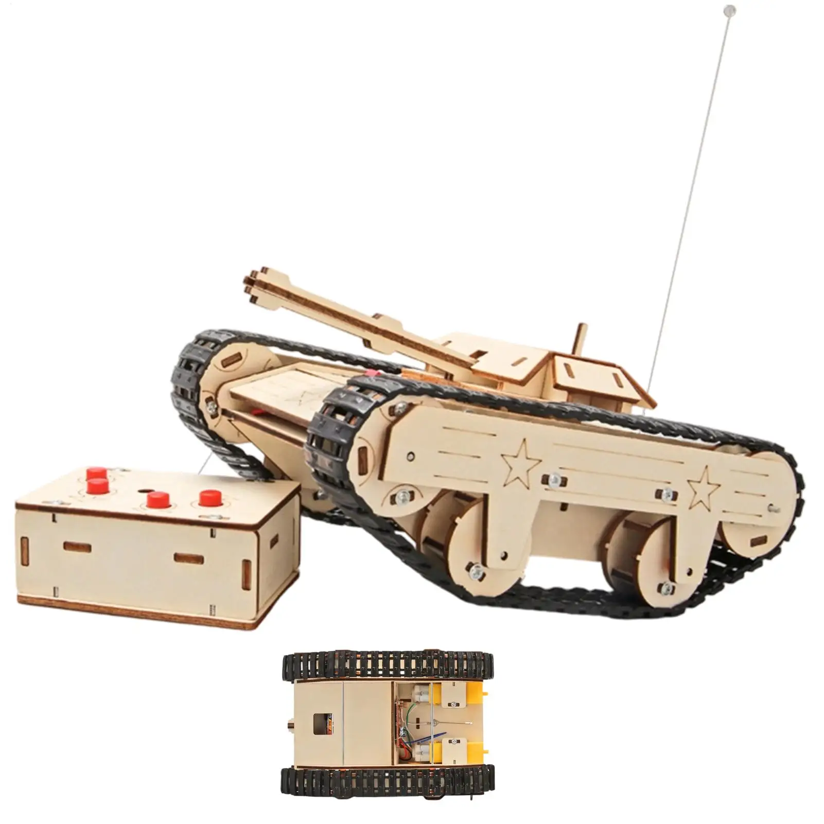 Science Experiments Remote Control Tank Physics Learning Toys Model Building STEM Experiment Boys Teachers Students Home School