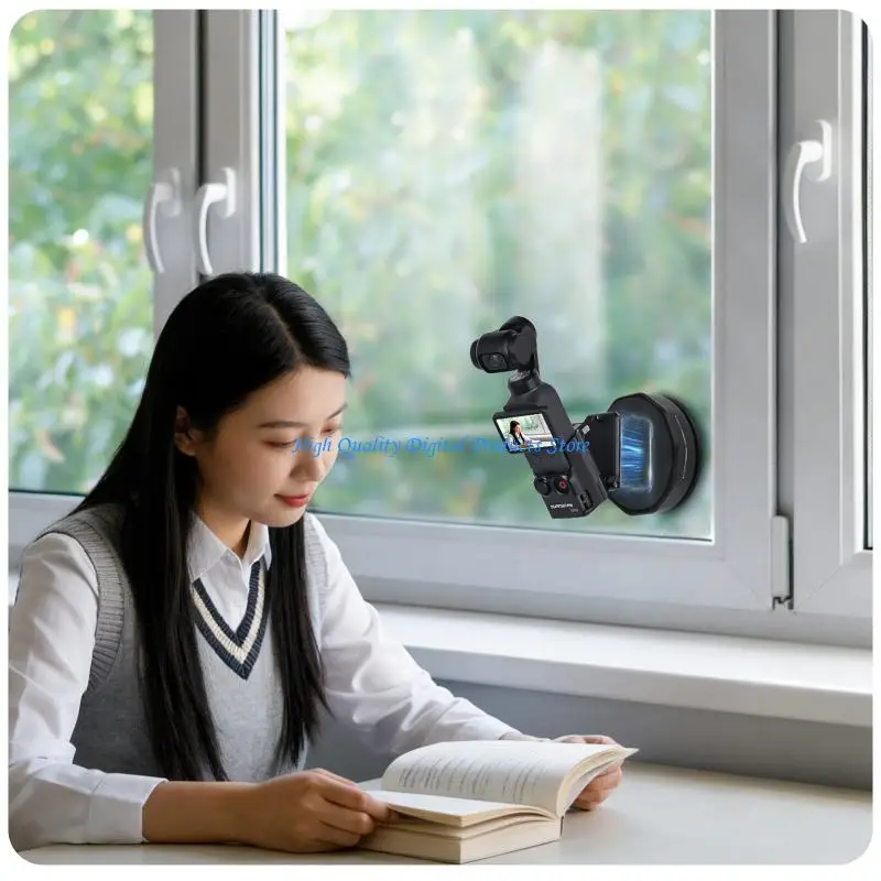 U2JE Compactly Holder For Pocket 4Camera Mount Stand Quick Release Mechanism