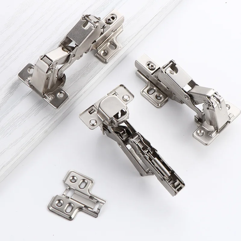 2Pcs 135 165 Degrees Hydraulic Cabinet Hinge For Kitchen Closet Corner Bi-folding Door