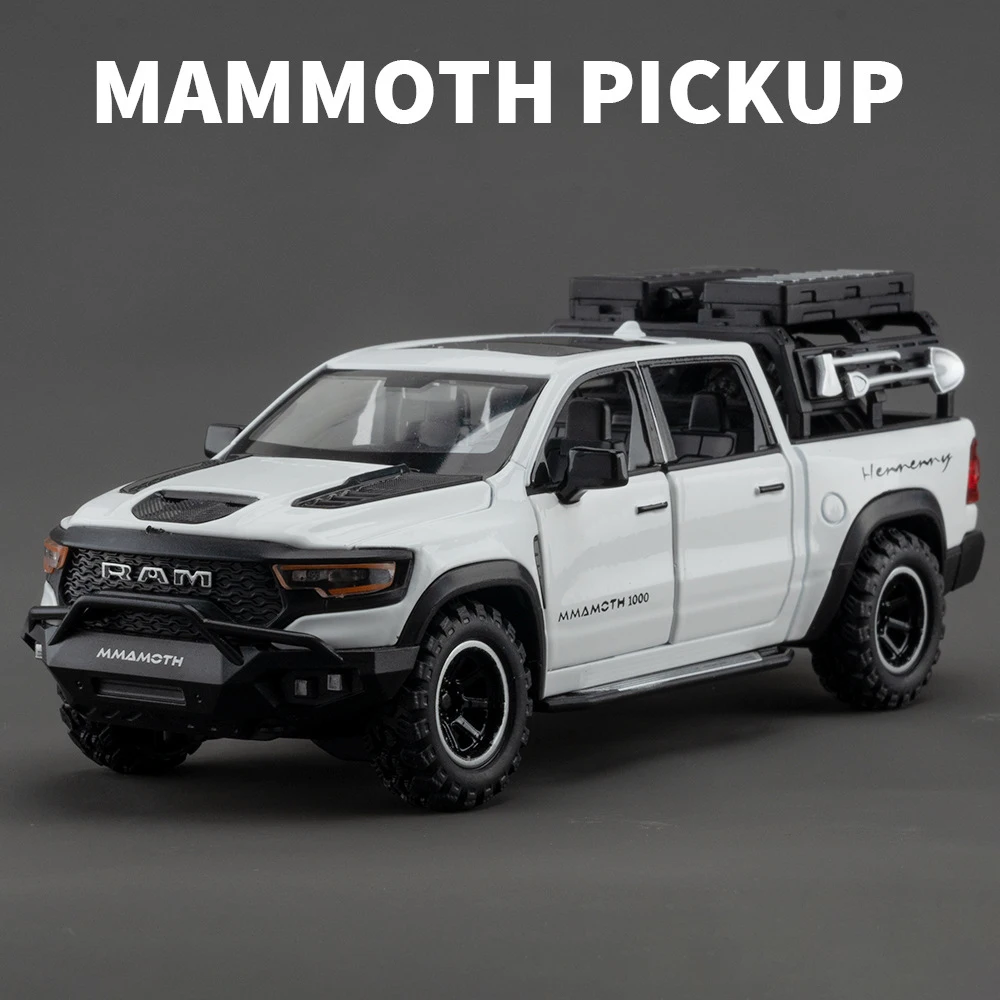 1:32 ダッジ RAM 1000 TRX マンモス Picku 合金車モデル音と光