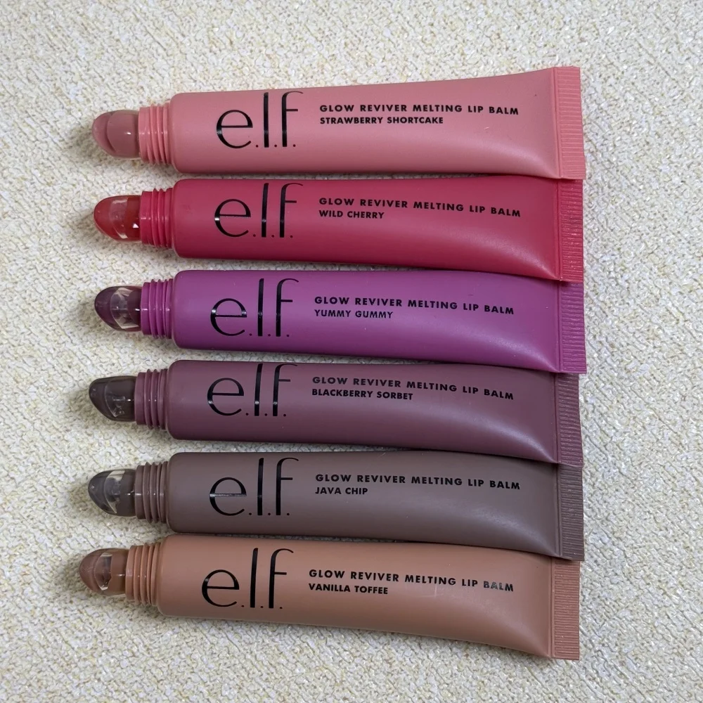 Elf Lip Balm Tinted Lip Gloss Lightweight Hydrating Nourishing Repairing Improve Lip Lines Dryness Create Naturally Plump Lips