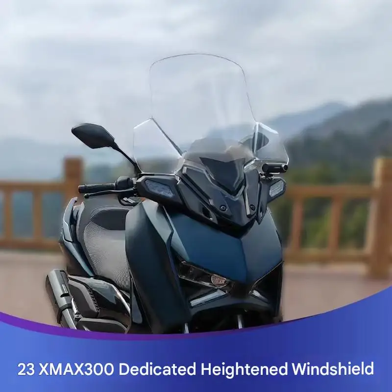 For XMAX300 Scratch-Resistant Hard Coated Windshield Smooth Surface Easy Clean And Maintain Daily Use
