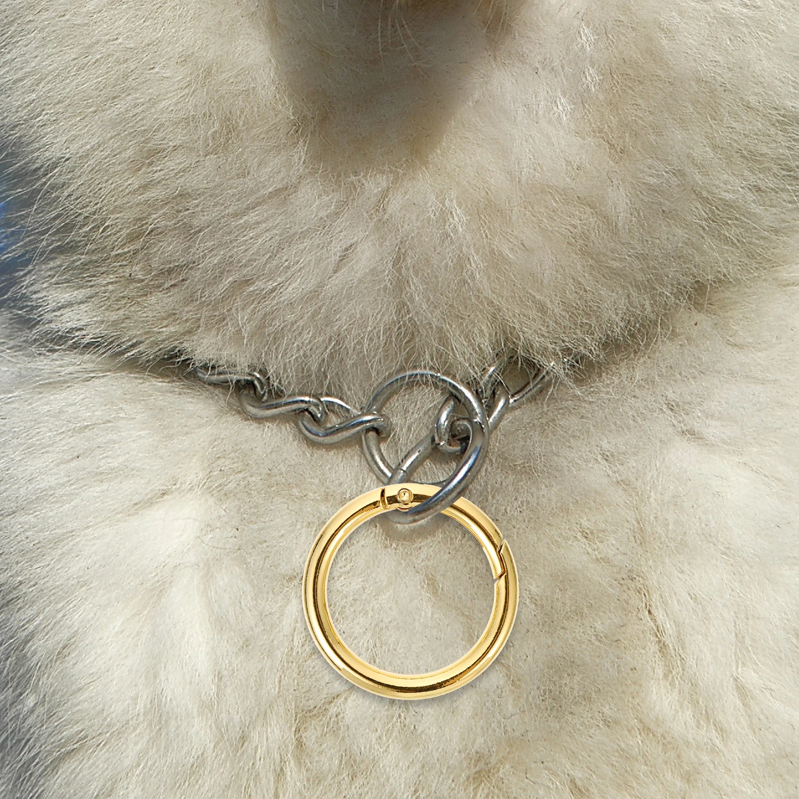 10Pcs Durable Flat Key Rings Metal Split Circles for DIY Key Chains Crafts Supplies Retro Style Keyrings Keychains