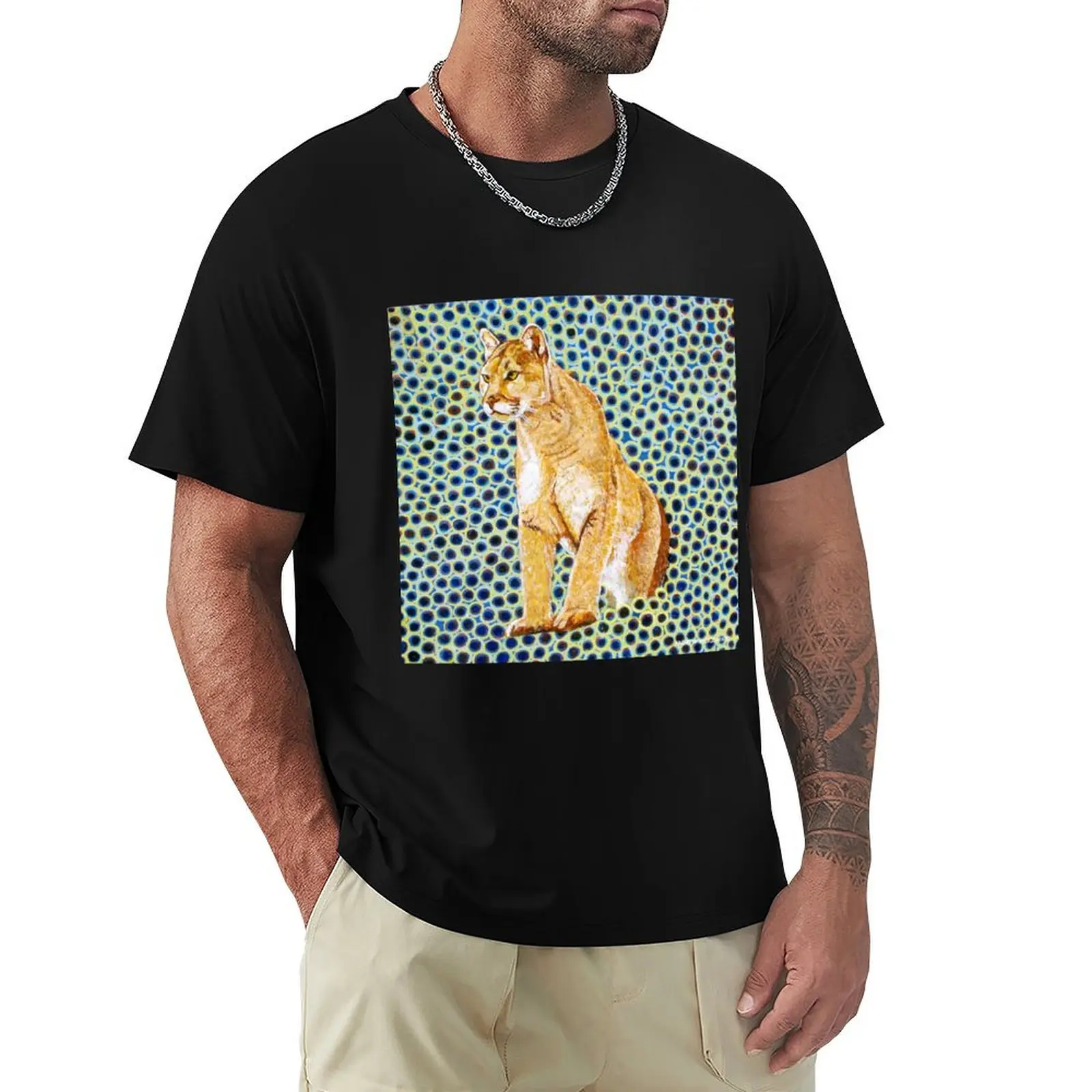 

Florida Panther T-Shirt Casual Street Style Short Sleeve Tee