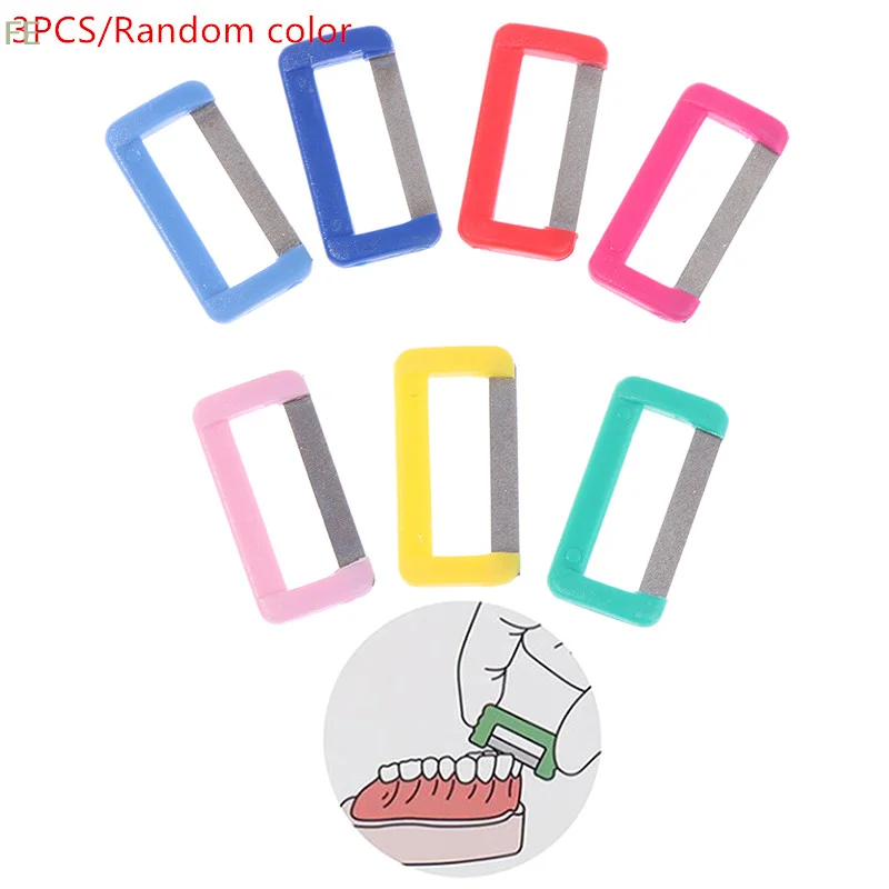 

[FE] 3PCS Random color Dental Orthodontic Interproximal Enamel Polishing Tooth Enamel Reducted Oral