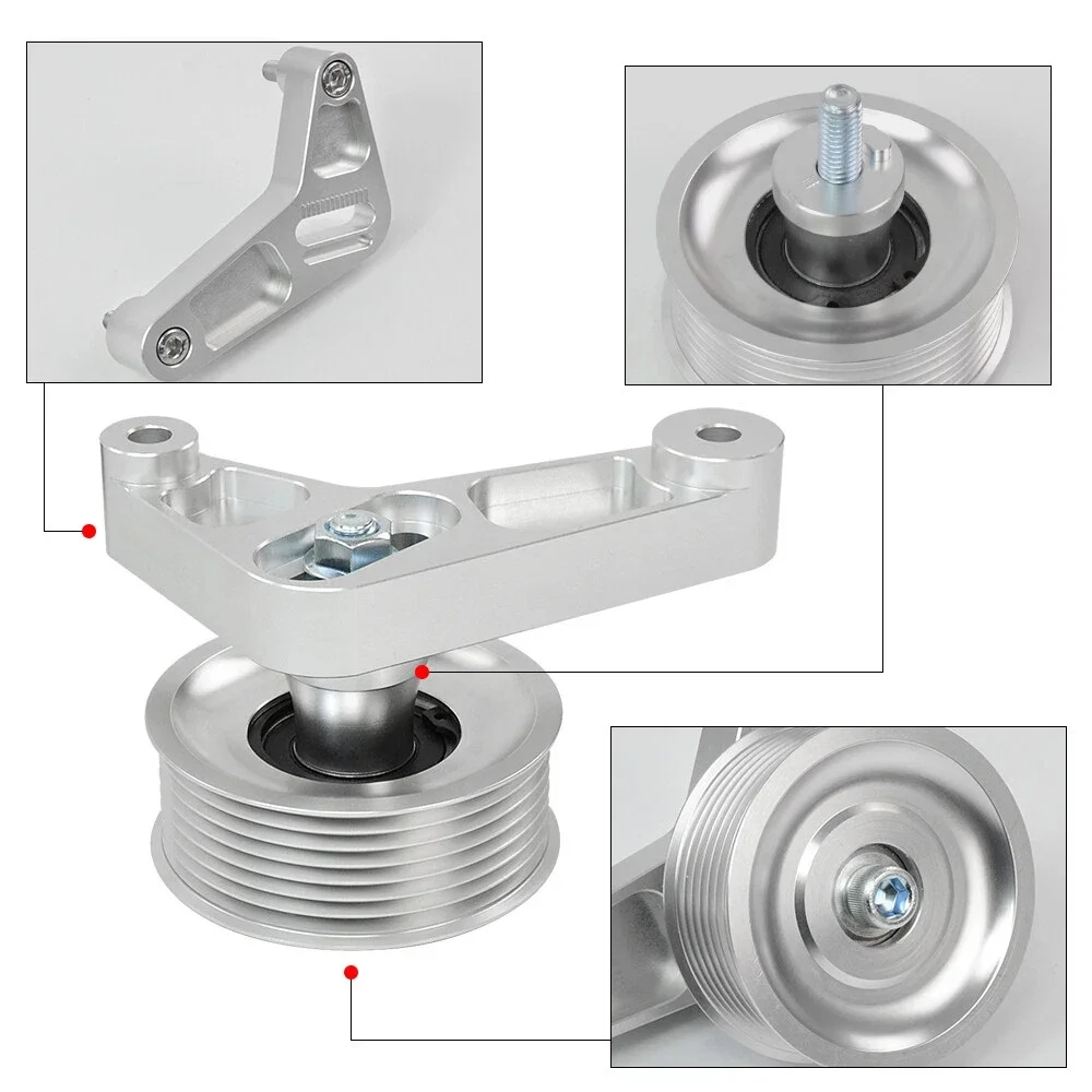 K Series Swap K20/K24 Adjustable EP3 Idler Pulley Belt Kit For Honda Civic & Integra & RSX - view 5