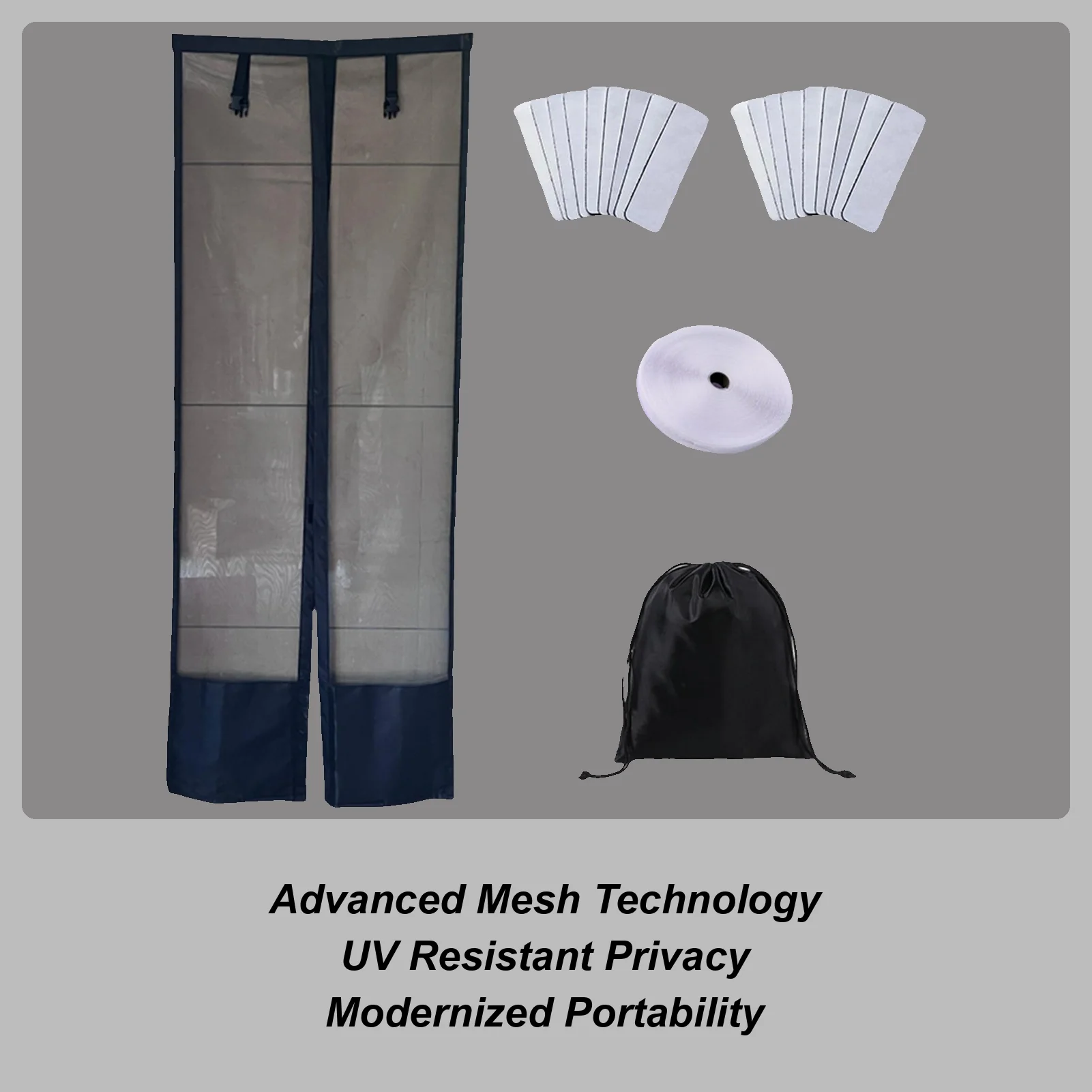 

Защитная пленка для двери автофургона, сменная дверь для экрана автофургона, полное покрытие, устойчивая к ультрафиолетовому излучению, дышащая конфиденциальность для сезонных корпусов