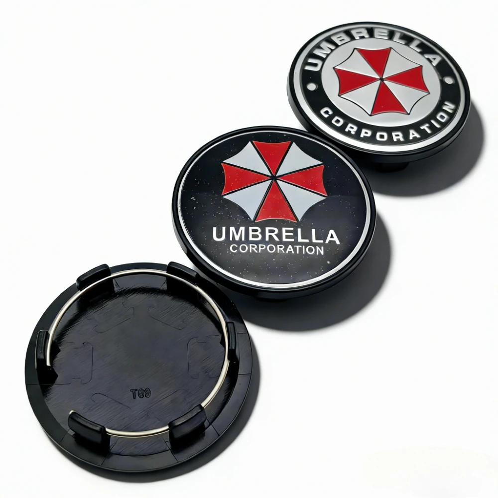 4x 69mm Umbrella Felgendeckel Nabendeckel Radkappen – Bild 3