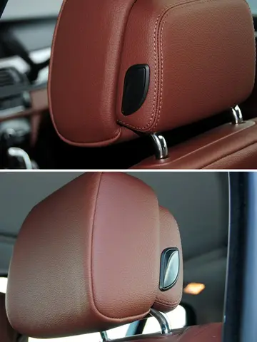 Per F10 F11 F06 F07 F01 F02 F04 sedile anteriore Auto poggiatesta pulsante di regolazione interruttore copertura per BMW 5 6 7 serie GT accessori Auto