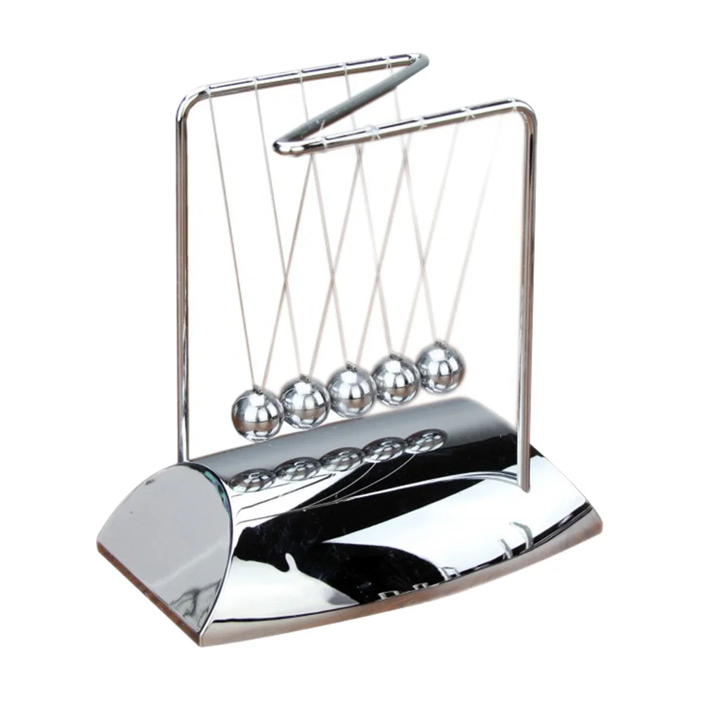 ลูกบอลนิวตันทรงตัวรูปตัว Z ของตกแต่งโต๊ะทำงาน ของเล่นวิทยาศาสตร์เพื่อการศึกษา งานฝีมือสร้างสรรค์ ฟิสิกส์สุดเก๋ ของตกแต่งบ้าน ลูกบอลนิวตันทรงตัว