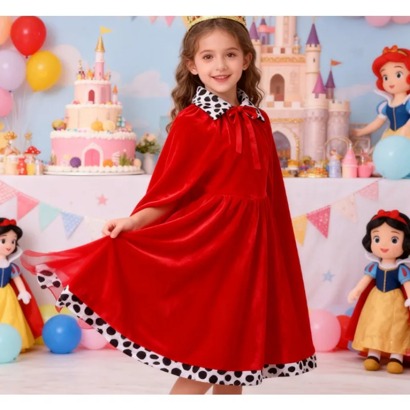 King Cloak Kids Adult Version شال أحمر لحفلات عيد الميلاد