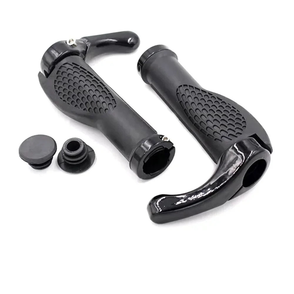 Anti-slip Rubber Bicycle Handlebar End Cover Aluminum Alloy Lock Mountain Bike Handlebar Bicycle Anti-slip Handle Cover