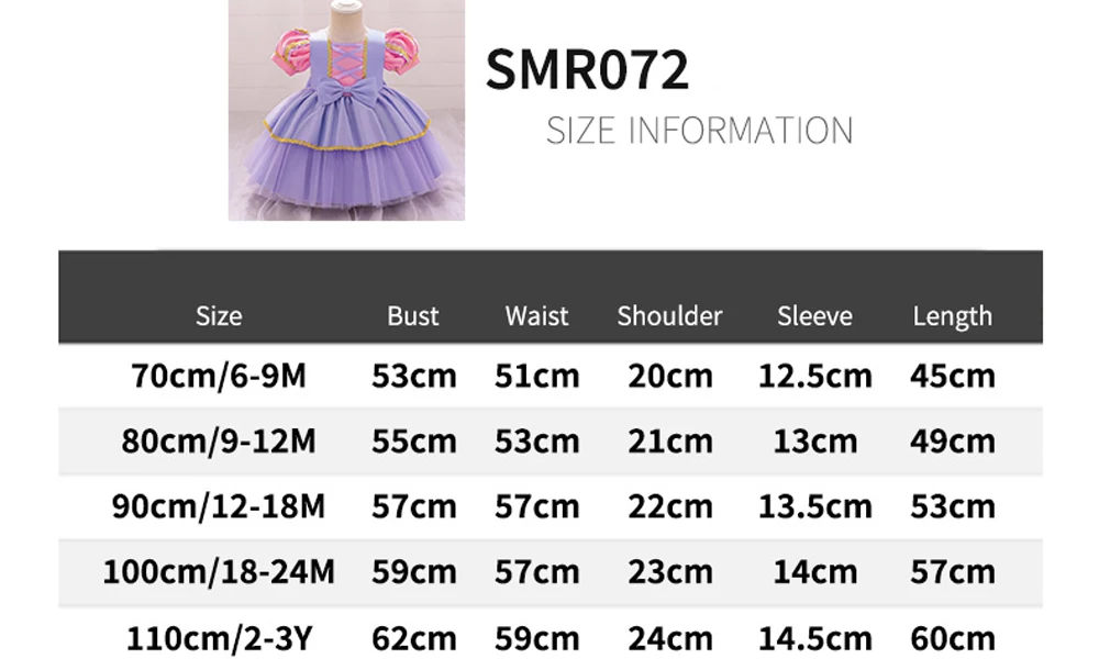 Alice Rapunzel Dornröschen Mädchen Partykleid Schneewittchen Mascha Bär Anna Dienstmädchen Kostüm Lolita Geburtstag Hochzeit Prinzessin Kleider – Detail 1