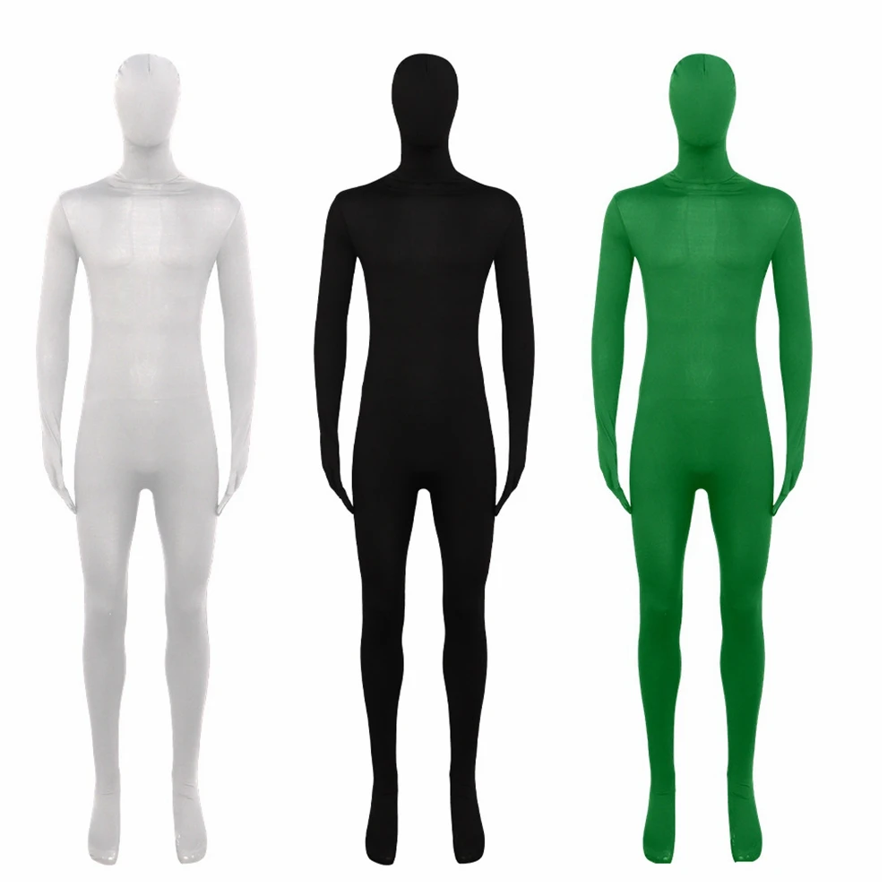 Kind Volwassen Zentai Mannen Nieuwigheid Dansen Full Body Pak Cosplay Kostuums Halloween Carnaval Huid Strakke Bodysuit Spandex Pak