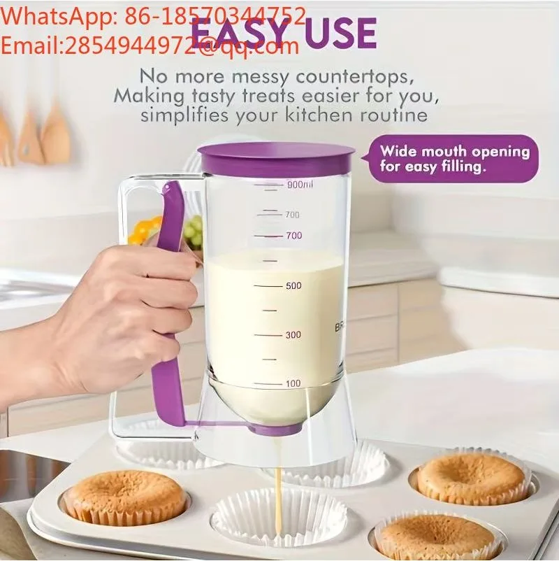 Cake Batter Separator, Measuring Cup Dispenser, Handheld DIY Baking Tool