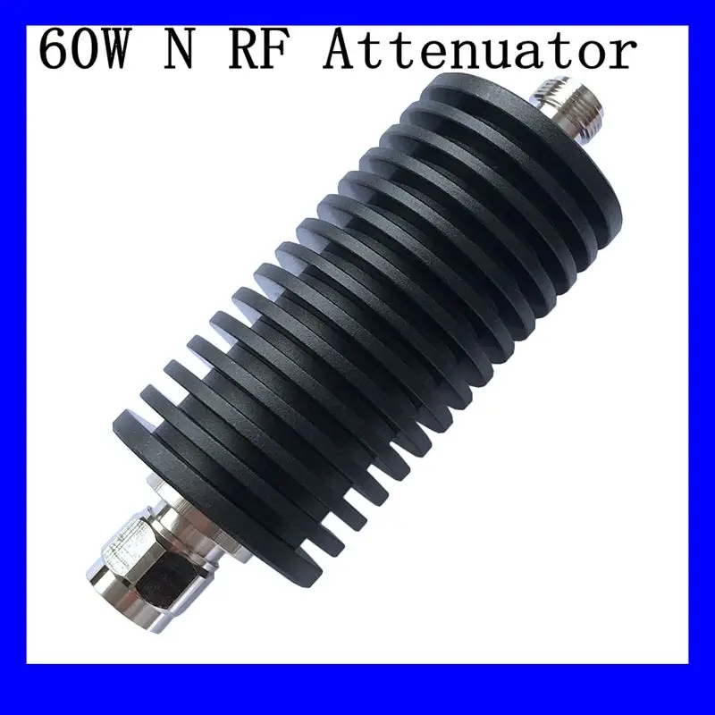 

60W N Male Plug to N Female Jack Connector RF Attenuator DC-3Ghz/4Ghz RFcoaxial Power 50ohm 1~60db Brand New and High Quality