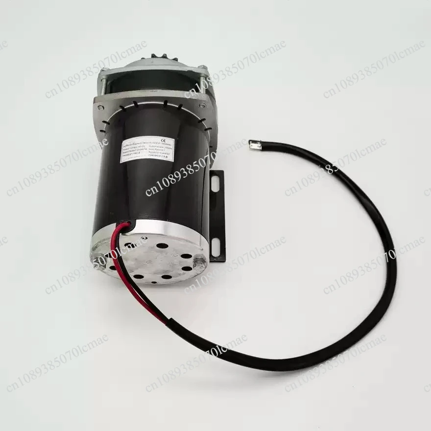Suitable for 24V/48V 500W/1000W Brushed Gear Motor with RV Reducer for ATV/E-Bike/Go-Kart/Robotic Lawn Mower Conversion