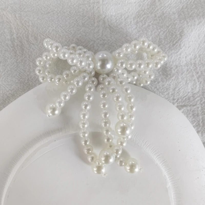 Bowknot Charm for Jewelry Making DIYs Craft Supplies Pearl Bows Shoe Buckle Dropship