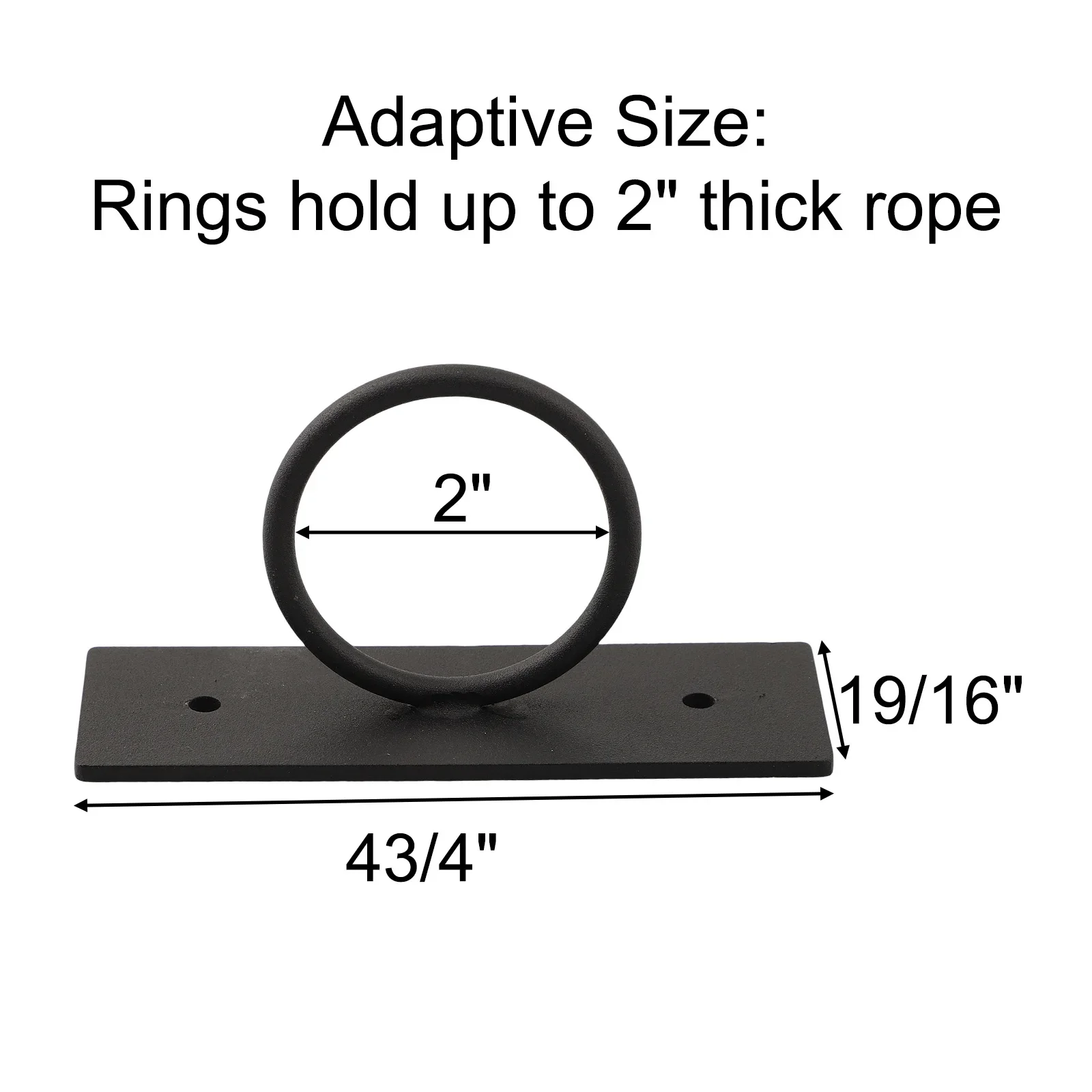 

For Marine Deck Stainless Steel Clamp Outdoor Bracket Outdoor Spaces Versatile Outdoor Rope Brackets Rust-proof Coating